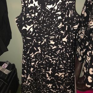 Black and white business dress